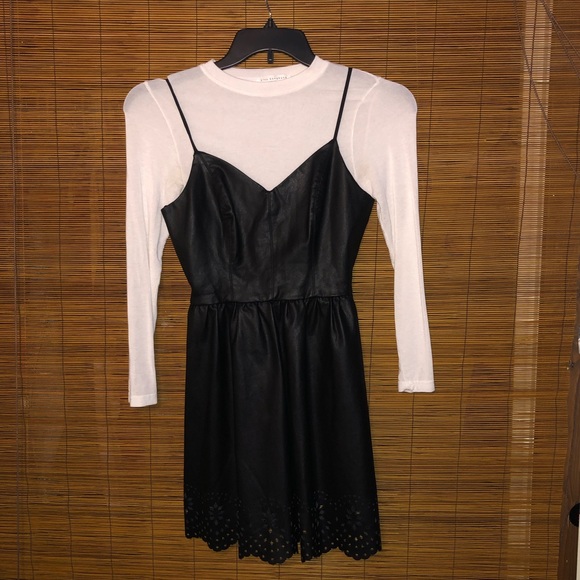 Faux leather dress - Picture 1 of 5